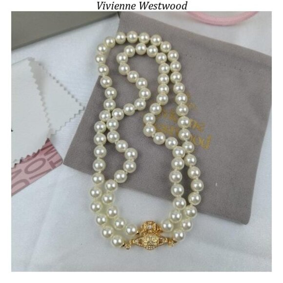 Vivienne Westwood Mini Bas Relief Choker in Silver - Picture 1 of 5